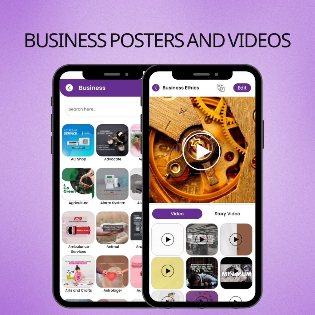 Business Poster & Video